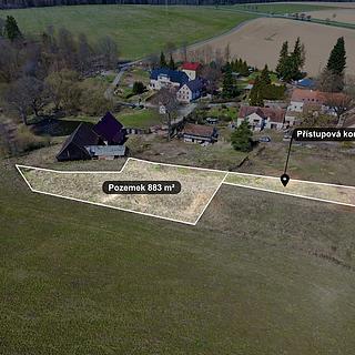 Prodej stavební parcely 883 m² Planá Zliv