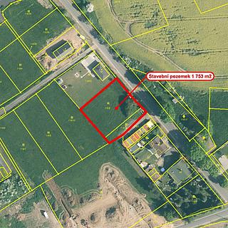 Prodej stavební parcely 1 753 m² Okrouhlá