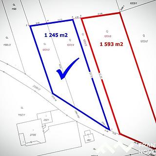Prodej stavební parcely 1 245 m² Lipník nad Bečvou