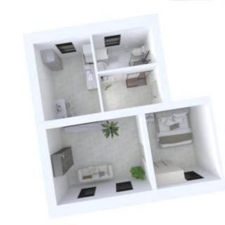 Pronájem bytu 2+1 43 m² Litvínov, Chudeřínská