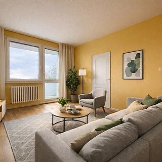 Pronájem bytu 2+1 47 m² Třebíč Nové Dvory, Fr. Hrubína