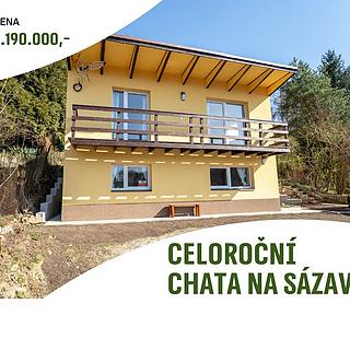 Prodej chaty 63 m² Sázava Černé Budy