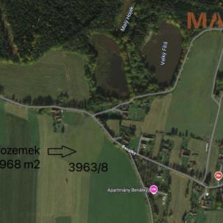 Prodej stavební parcely 1 968 m² Suchdol nad Lužnicí