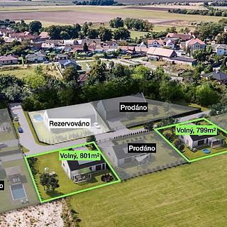Prodej stavební parcely 799 m² Ratenice