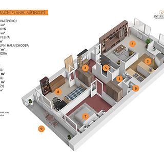 Prodej bytu 3+1 70 m² Most, Josefa Suka