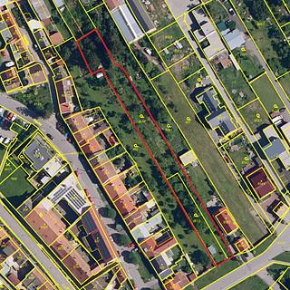 Prodej stavební parcely 2167 m&sup2; Rousínov