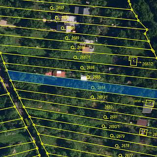 Prodej zahrady 433 m² Brno Černovice