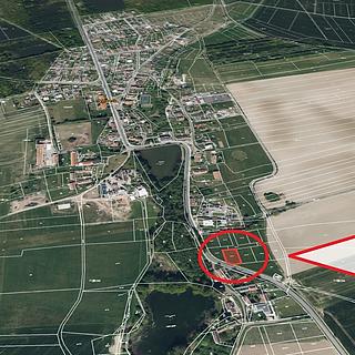 Prodej stavební parcely 838 m² Veselí