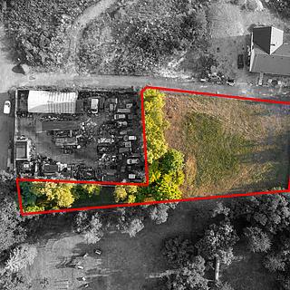 Prodej stavební parcely 2 054 m² Košťany