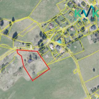 Prodej stavební parcely 4 666 m² Přebuz