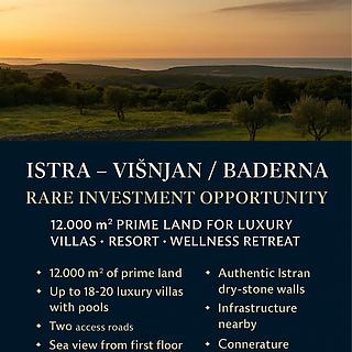 Prodej stavební parcely 12 005 m² v Chorvatsku