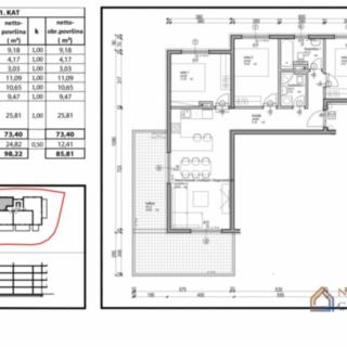 Prodej bytu 3+kk, 92m²