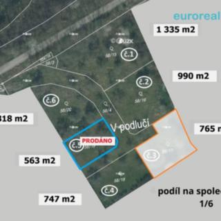 Prodej stavební parcely 765 m² Plzeň