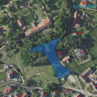 Prodej stavební parcely 1740 m² Popovice