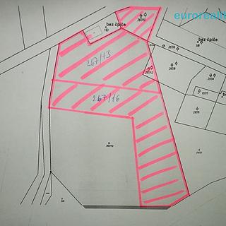 Prodej stavební parcely 8118 m² Vojkov