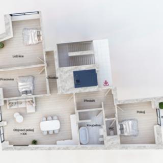 Prodej bytu 4+kk 118 m² Praha Suchdol, U hotelu