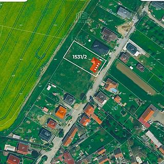 Prodej stavební parcely 1254 m² Chlumčany