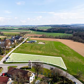 Prodej stavební parcely 1504 m&sup2; Žernov