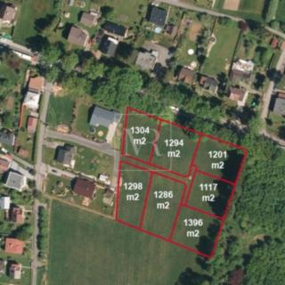 Prodej stavební parcely 1 117 m² Střítež