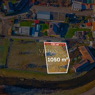 Prodej stavební parcely 1 050 m² Volyně