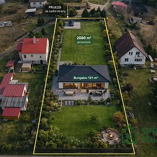 Prodej stavební parcely 2 080 m² Kvášňovice