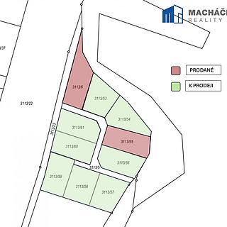 Prodej zahrady 341 m&sup2; Duchcov