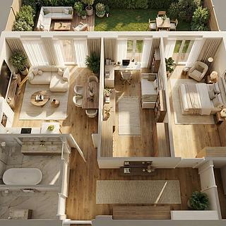 Prodej bytu 3+kk 130 m&sup2; Hůry