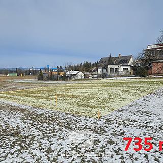 Prodej stavební parcely 735 m&sup2; Solnice