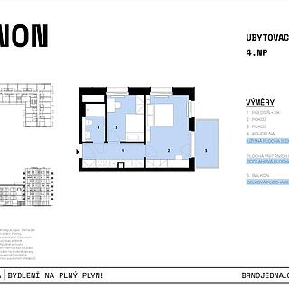 Prodej bytu 2+1 40 m² Brno
