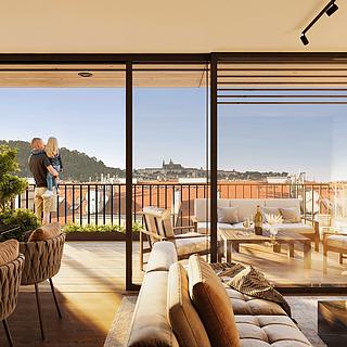 Prodej bytu 5+kk 130 m² Praha Smíchov, Pecháčkova