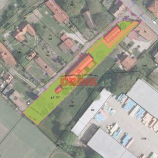 Prodej stavební parcely 2176 m² Dětenice