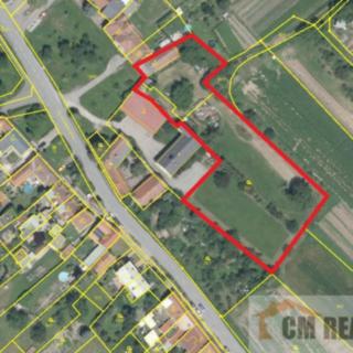 Prodej stavební parcely 5 475 m² Prostějov Vrahovice, Trpinky
