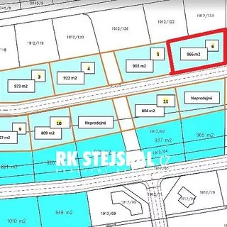 Prodej stavební parcely