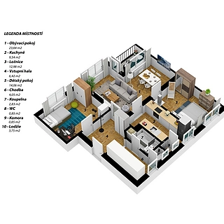 Prodej byty 3+1 76 m²