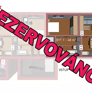 Prodej byty 2+1 48 m²