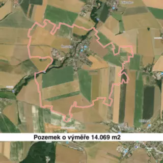 Prodej zemědělská půda 14 069 m²