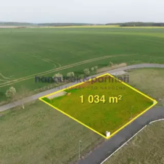 Prodej stavební parcely 1 034 m²
